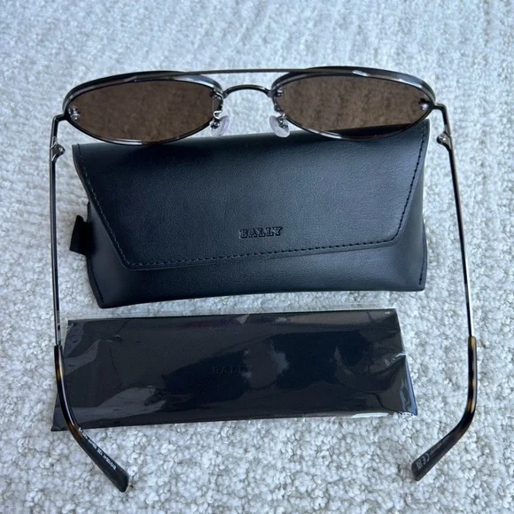 Bally Unisex Aviator Sunglasses NEW